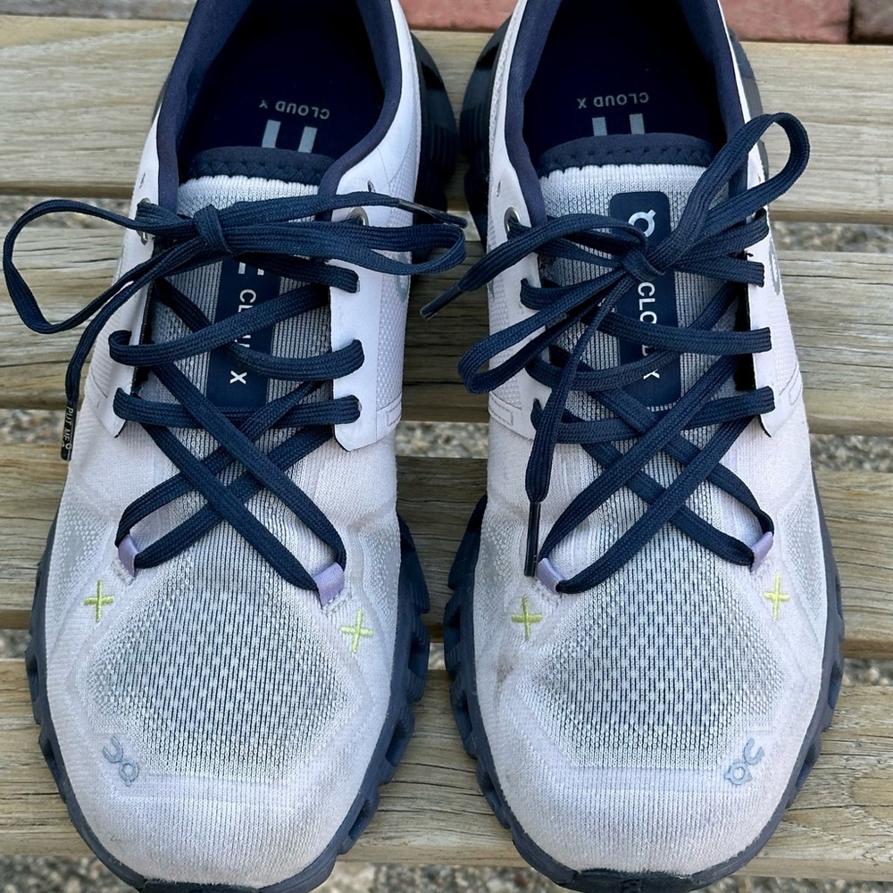 On Cloud X3 On Running Shoes in Orchid Iron Gym Work Out Gently used, Nice! 8 W